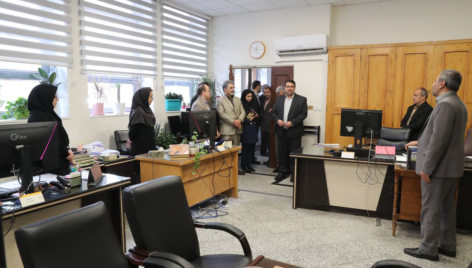 بازدید مدیرعامل بانک ملی ایران از فرآیند ارزیابی پذیرفته‌شدگان آزمون استخدامی 1402 