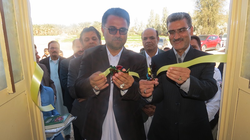 افتتاح خانه بهداشت روستای جبرآباد دلگان توسط بانک تجارت