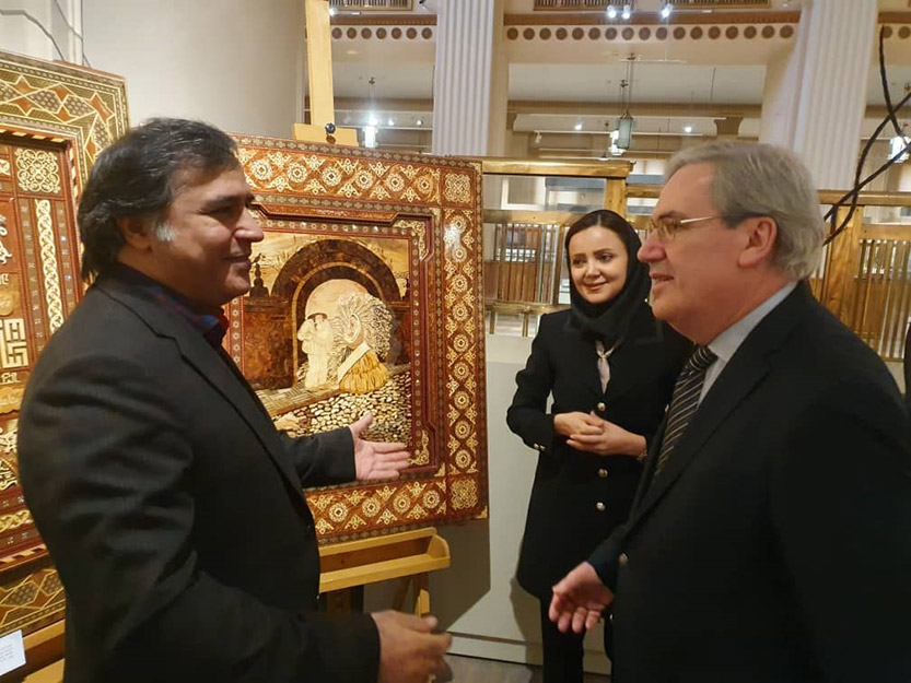 بازدید سفیر فرانسه از موزه بانک ملی ایران 