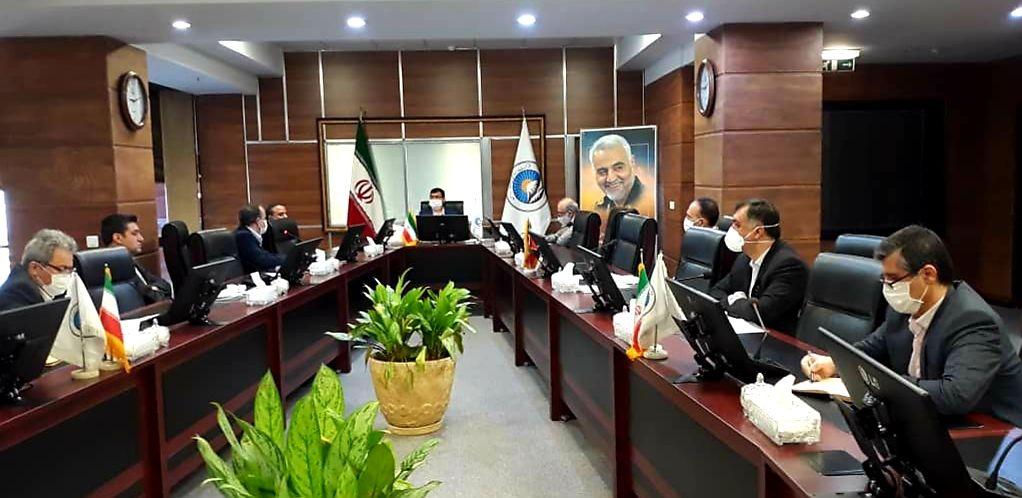 جلسه هماهنگی ستاد مدیریت بحران کرونا در بیمه ایران 