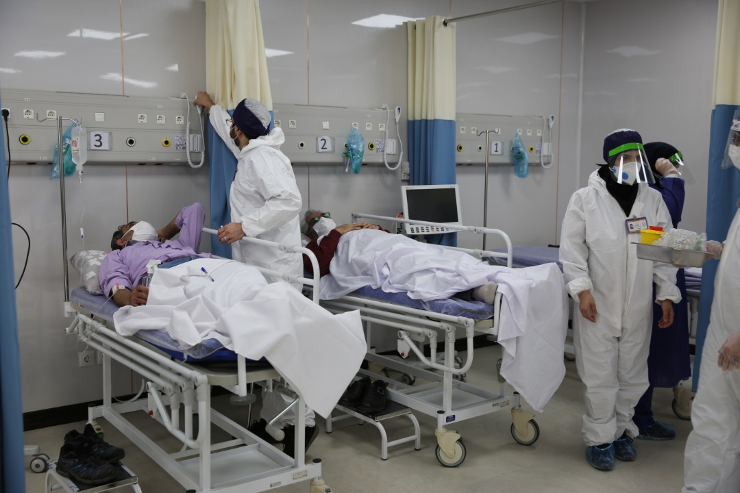 افتتاح کلینیک درمان سرپایی بیماران کرونایی در بیمارستان بانک ملی ایران 