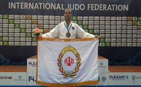 کسب نشان برنز کارمند بانک ملی ایران در مسابقات کاتا جودوی قهرمانی جهان