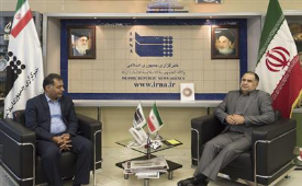 بازدید مدیرعامل بانک قرض‌الحسنه مهر ایران از خبرگزاری جمهوری اسلامی